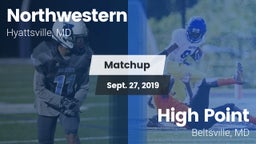 Matchup: Northwestern vs. High Point  2019