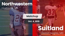 Matchup: Northwestern vs. Suitland  2019