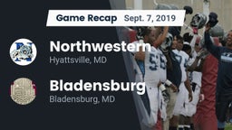 Recap: Northwestern  vs. Bladensburg  2019