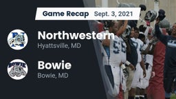 Recap: Northwestern  vs. Bowie  2021