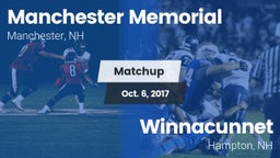 Matchup: Manchester Memorial vs. Winnacunnet  2017