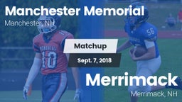 Matchup: Manchester Memorial vs. Merrimack  2018