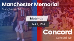 Matchup: Manchester Memorial vs. Concord  2020