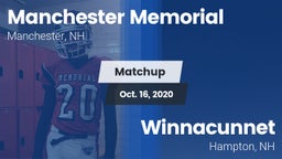 Matchup: Manchester Memorial vs. Winnacunnet  2020