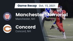 Recap: Manchester Memorial  vs. Concord  2021