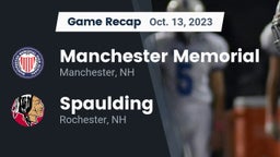 Recap: Manchester Memorial  vs. Spaulding  2023