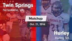 Matchup: Twin Springs vs. Hurley  2016