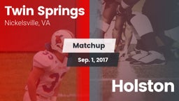 Matchup: Twin Springs vs. Holston 2017