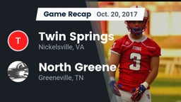 Recap: Twin Springs  vs. North Greene  2017