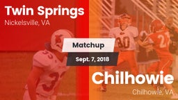 Matchup: Twin Springs vs. Chilhowie  2018