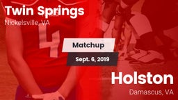 Matchup: Twin Springs vs. Holston  2019
