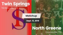 Matchup: Twin Springs vs. North Greene  2019