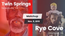 Matchup: Twin Springs vs. Rye Cove  2019