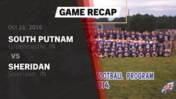 Recap: South Putnam  vs. Sheridan  2016