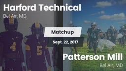 Matchup: Harford Technical vs. Patterson Mill  2017