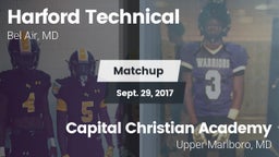Matchup: Harford Technical vs. Capital Christian Academy  2017