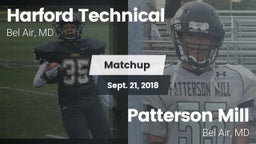 Matchup: Harford Technical vs. Patterson Mill  2018