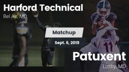 Matchup: Harford Technical vs. Patuxent  2019