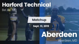 Matchup: Harford Technical vs. Aberdeen  2019