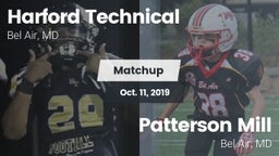 Matchup: Harford Technical vs. Patterson Mill  2019