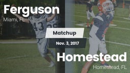 Matchup: Ferguson vs. Homestead  2017