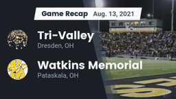 Recap: Tri-Valley  vs. Watkins Memorial  2021