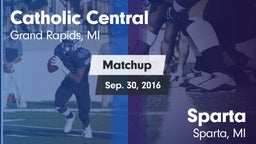 Matchup: Catholic Central vs. Sparta  2016