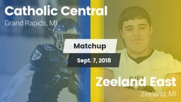 Matchup: Catholic Central vs. Zeeland East  2018