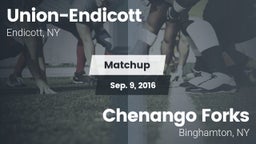 Matchup: Union-Endicott vs. Chenango Forks  2016