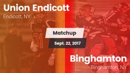 Matchup: Union Endicott vs. Binghamton  2017