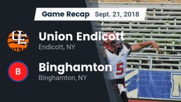 Recap: Union Endicott vs. Binghamton  2018
