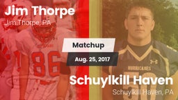 Matchup: Jim Thorpe vs. Schuylkill Haven  2017
