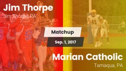 Matchup: Jim Thorpe vs. Marian Catholic  2017