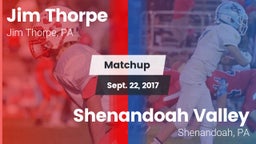 Matchup: Jim Thorpe vs. Shenandoah Valley  2017