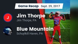 Recap: Jim Thorpe  vs. Blue Mountain  2017