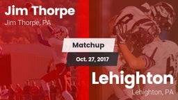 Matchup: Jim Thorpe vs. Lehighton  2017