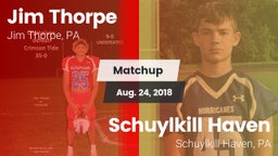 Matchup: Jim Thorpe vs. Schuylkill Haven  2018