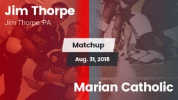 Matchup: Jim Thorpe vs. Marian Catholic 2018
