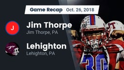 Recap: Jim Thorpe  vs. Lehighton  2018