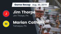 Recap: Jim Thorpe  vs. Marian Catholic  2019