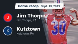 Recap: Jim Thorpe  vs. Kutztown  2019