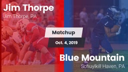 Matchup: Jim Thorpe vs. Blue Mountain  2019