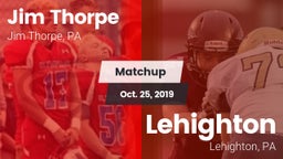 Matchup: Jim Thorpe vs. Lehighton  2019