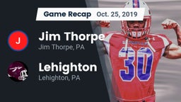 Recap: Jim Thorpe  vs. Lehighton  2019