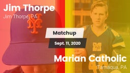 Matchup: Jim Thorpe vs. Marian Catholic  2020