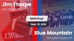 Matchup: Jim Thorpe vs. Blue Mountain  2020