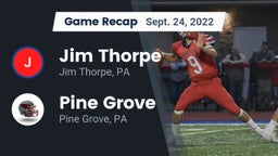 Recap: Jim Thorpe  vs. Pine Grove  2022