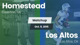 Matchup: Homestead vs. Los Altos  2016