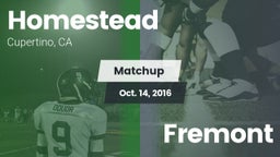 Matchup: Homestead vs. Fremont 2016