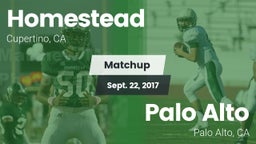 Matchup: Homestead vs. Palo Alto  2017